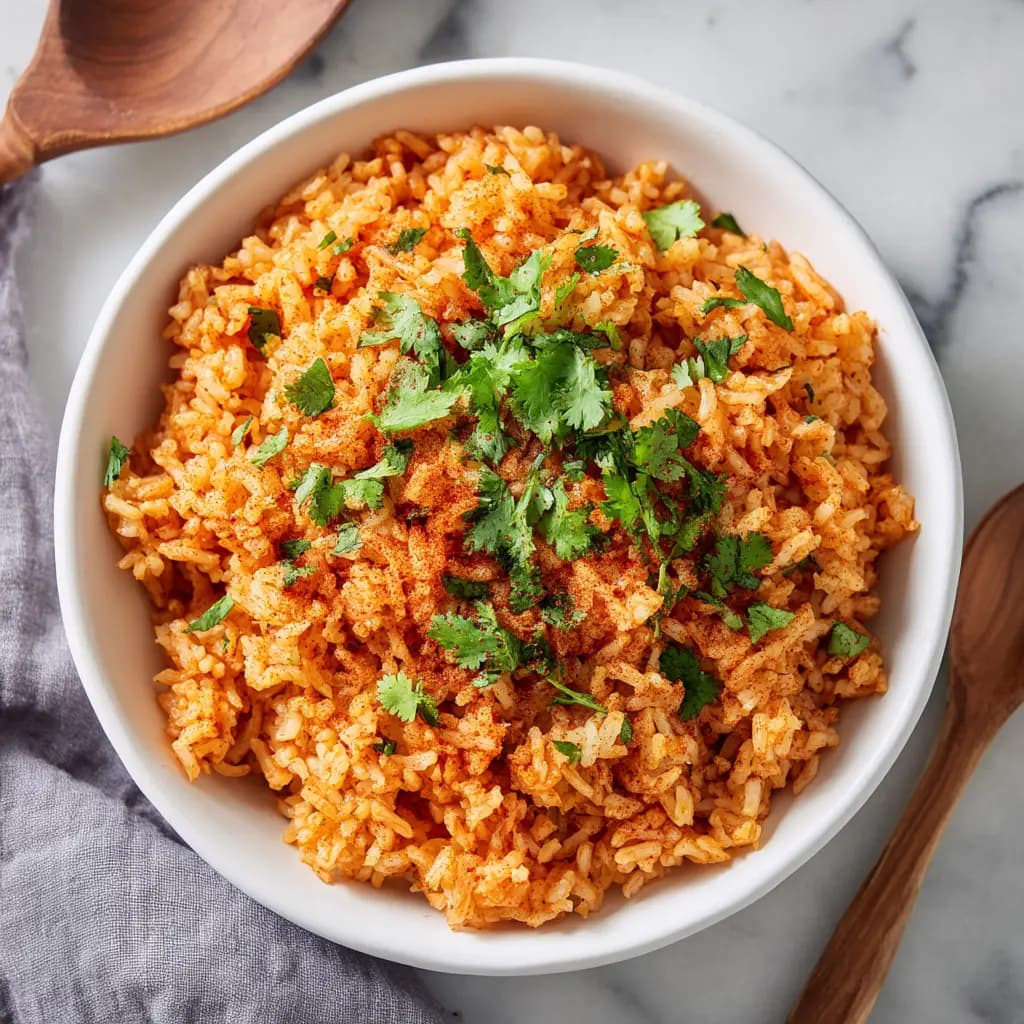 Spanish Rice with Smoked Paprika and Tomato Paste