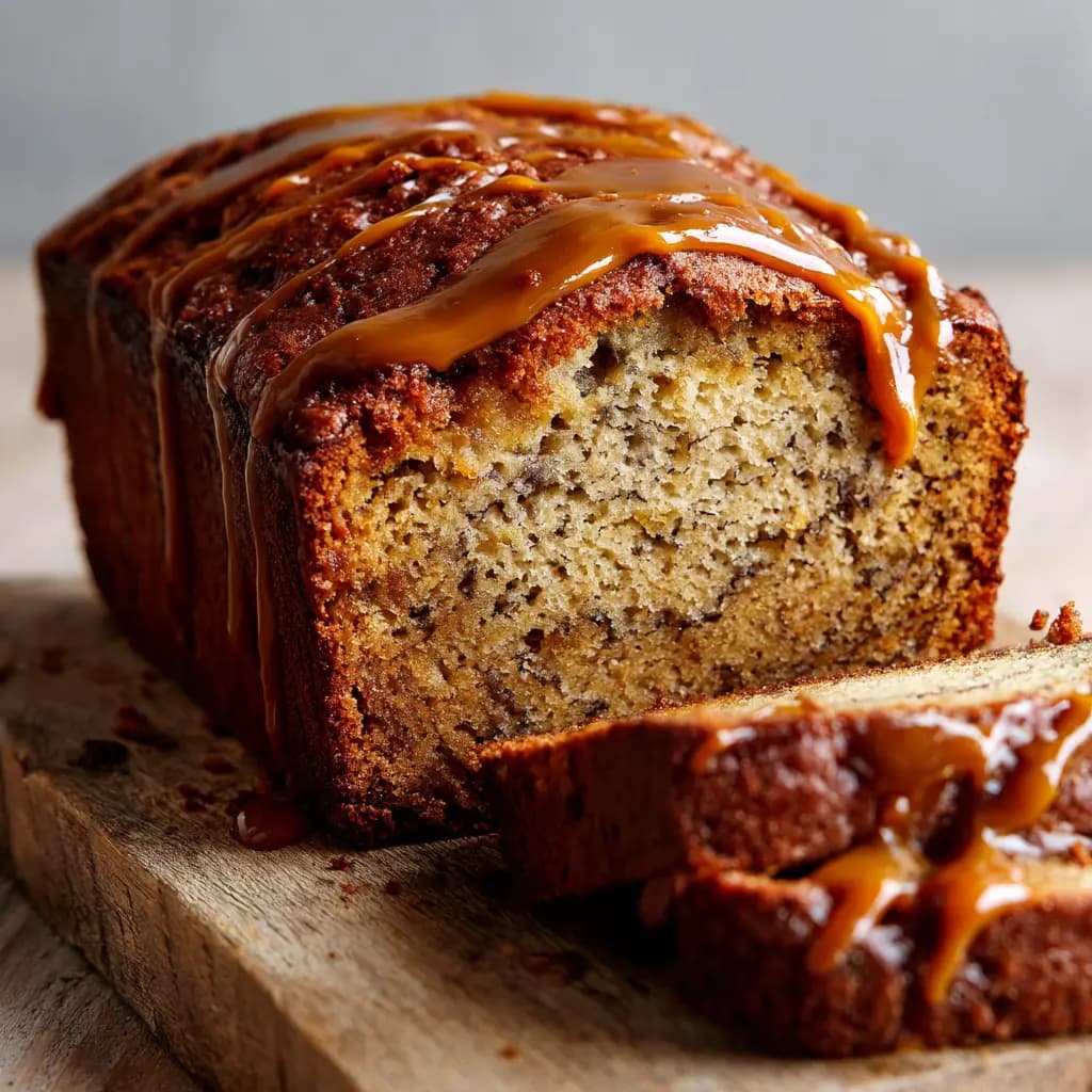 Dulce De Leche Banana Bread With a Crisp Sugar Crust