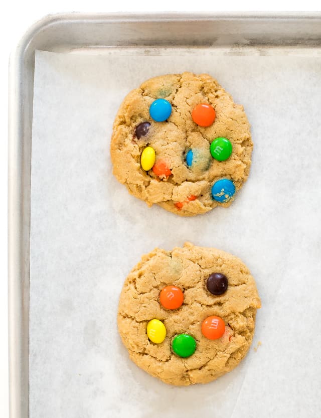 Peanut Butter M&M Cookies